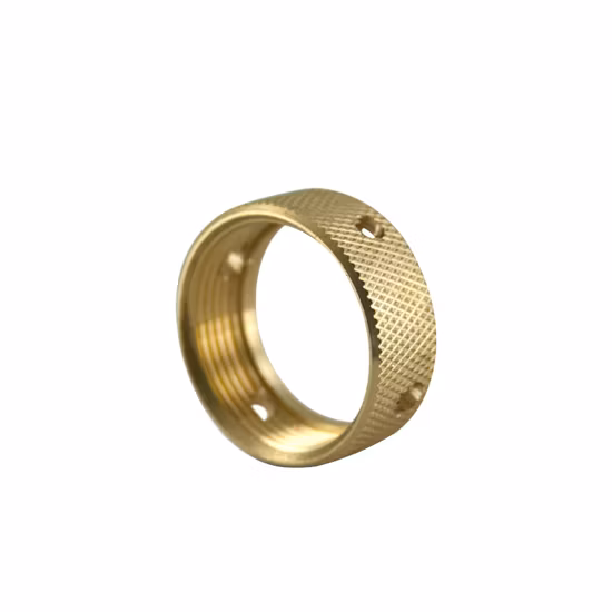 Chrome Plated Brass Knurled Shank Draft Beer Faucet Coupling Nut