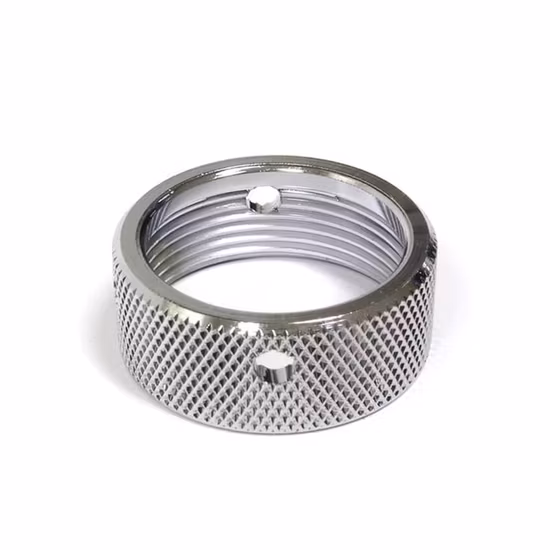 Chrome Plated Brass Knurled Shank Draft Beer Faucet Coupling Nut