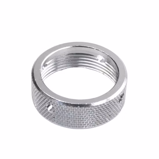 Chrome Plated Brass Knurled Shank Draft Beer Faucet Coupling Nut