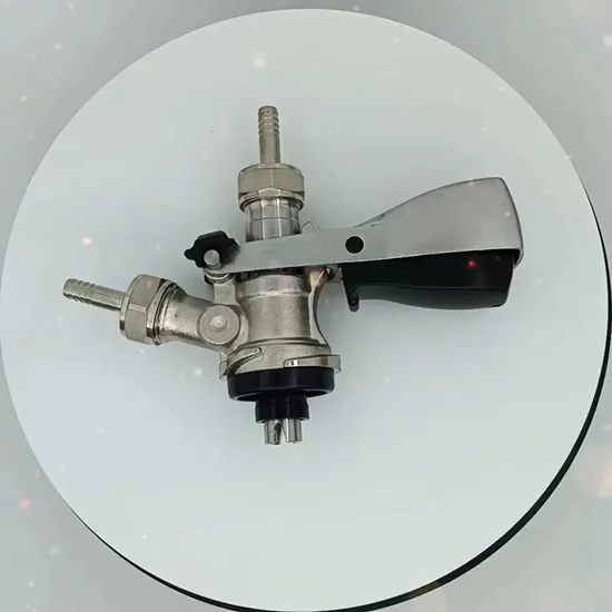 Dispensador de cerveza Acoplador de barril de cerveza casera (tipo F con válvula de alivio)